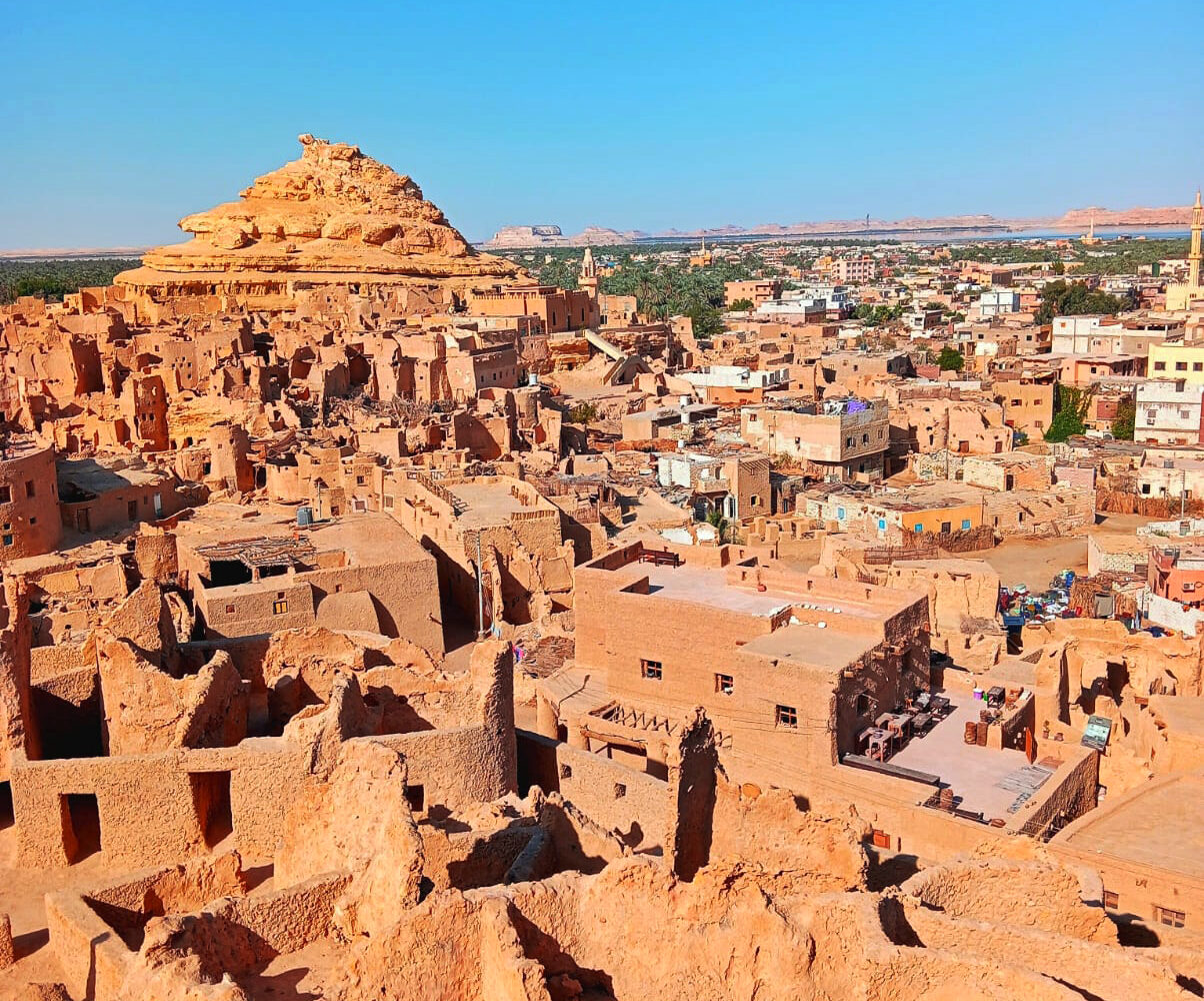 The ancient Shali Fortress in Siwa Oasis